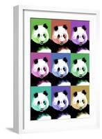 Panda Pop Art - Visit the Zoo-Lantern Press-Framed Art Print