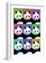 Panda Pop Art - Visit the Zoo-Lantern Press-Framed Art Print