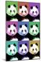Panda Pop Art - Visit the Zoo-Lantern Press-Mounted Art Print
