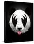 Panda Rocks-Robert Farkas-Stretched Canvas