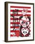 Panda Valentine-Sheena Pike Art And Illustration-Framed Giclee Print