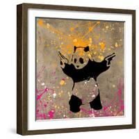 Panda with Guns-Banksy-Framed Giclee Print