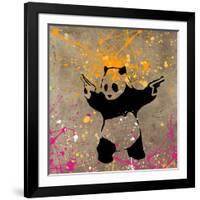 Panda with Guns-Banksy-Framed Giclee Print