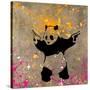 Panda with Guns-Banksy-Stretched Canvas