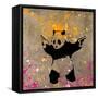 Panda with Guns-Banksy-Framed Stretched Canvas