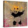 Panda with Guns-Banksy-Stretched Canvas