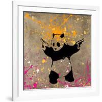 Panda with Guns-Banksy-Framed Giclee Print