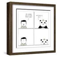 Panda-Reza Farazmand-Framed Art Print