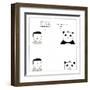 Panda-Reza Farazmand-Framed Art Print