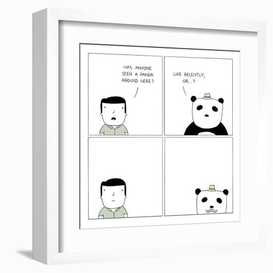 Panda-Reza Farazmand-Framed Art Print