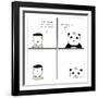 Panda-Reza Farazmand-Framed Art Print