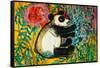 Panda-Brenda Brin Booker-Framed Stretched Canvas