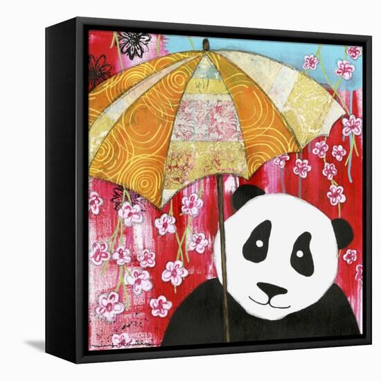Panda-Jennifer McCully-Framed Stretched Canvas