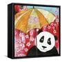 Panda-Jennifer McCully-Framed Stretched Canvas