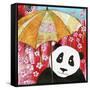 Panda-Jennifer McCully-Framed Stretched Canvas