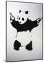 Pandamonium-Banksy-Mounted Art Print