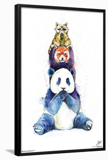 PANDAMONIUM-Marc Allante-Framed Standard Poster