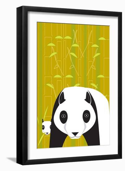 Pandas-Marie Sansone-Framed Giclee Print