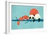 Pandas-Jay Fleck-Framed Art Print