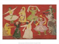 Dancing Villagers, 1730-Pandit Seu-Framed Art Print