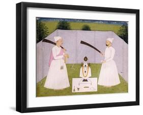 Pandits Attending Balwant Singh's Personal Shrine, C. 1750-null-Framed Giclee Print