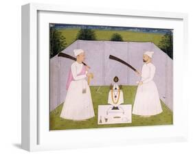 Pandits Attending Balwant Singh's Personal Shrine, C. 1750-null-Framed Giclee Print