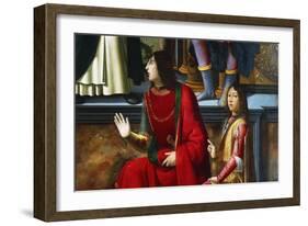 Pandolfo IV Malatesta and Carlo Malatesta-Domenico Ghirlandaio-Framed Giclee Print