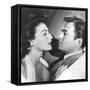 PANDORA AND THE FLYING DUTCHMAN, 1952 directed by ALBERT LEWIN Ava Gardner / James Mason (b/w photo-null-Framed Stretched Canvas