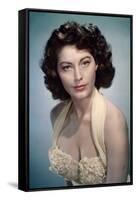 PANDORA AND THE FLYING DUTCHMAN directed by ALBERT LEWIN Ava Gardner (photo)-null-Framed Stretched Canvas