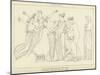 Pandora Attired-John Flaxman-Mounted Giclee Print