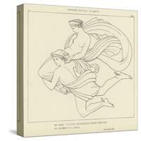 Pandora Brought to Earth-John Flaxman-Stretched Canvas