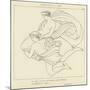 Pandora Brought to Earth-John Flaxman-Mounted Giclee Print