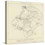 Pandora Brought to Earth-John Flaxman-Stretched Canvas