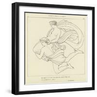 Pandora Brought to Earth-John Flaxman-Framed Giclee Print