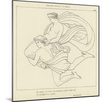 Pandora Brought to Earth-John Flaxman-Mounted Giclee Print