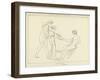 Pandora Brought to Epimetheus-John Flaxman-Framed Giclee Print