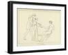 Pandora Brought to Epimetheus-John Flaxman-Framed Giclee Print