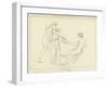 Pandora Brought to Epimetheus-John Flaxman-Framed Giclee Print