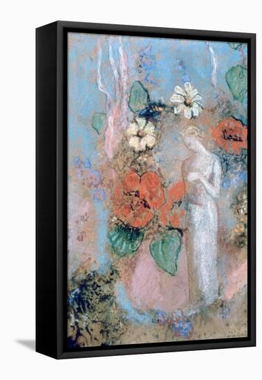 Pandora, C1860-1916-Odilon Redon-Framed Stretched Canvas