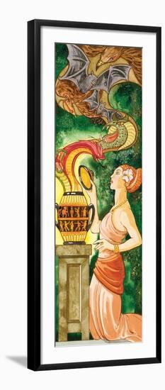 Pandora, Greek Mythology-Encyclopaedia Britannica-Framed Art Print