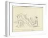 Pandora Opening the Vase-John Flaxman-Framed Giclee Print