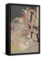 Pandora's Box, 1880S-Tsukioka Yoshitoshi-Framed Stretched Canvas