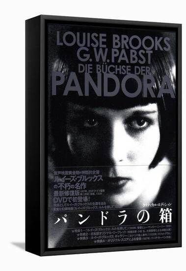 Pandora's Box, Japanese Movie Poster, 1928-null-Framed Stretched Canvas
