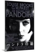 Pandora's Box, Japanese Movie Poster, 1928-null-Mounted Art Print