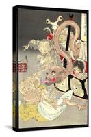 Pandora's Box: Omoi Tsuzura and Yokubari Obasan-Taiso Yoshitoshi-Stretched Canvas
