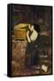 Pandora-John William Waterhouse-Framed Stretched Canvas