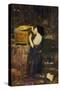 Pandora-John William Waterhouse-Stretched Canvas