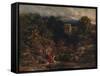 Pandy Mill, 1843-David Cox the elder-Framed Stretched Canvas