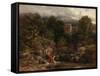 Pandy Mill, 1843-David Cox-Framed Stretched Canvas