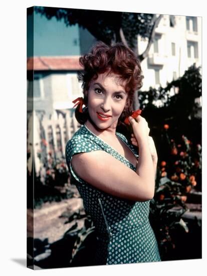 PANE AMORE E FANTASIA / PAIN AMOUR and FANTAISIE, 1953 directed by Gina Lollobrigida (photo)-null-Stretched Canvas